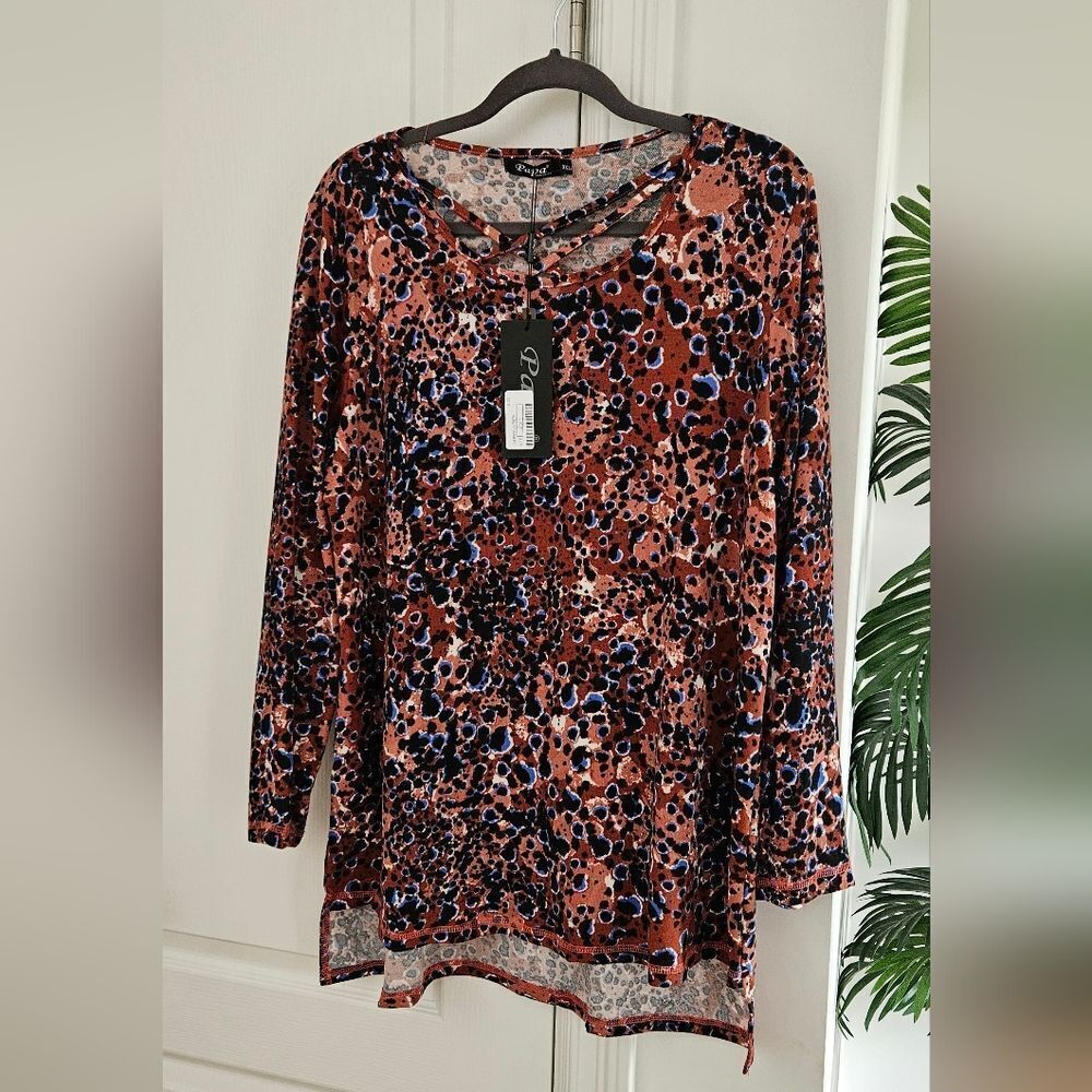 Nwt Papa Made In Canada Rust Color Long Sleeve